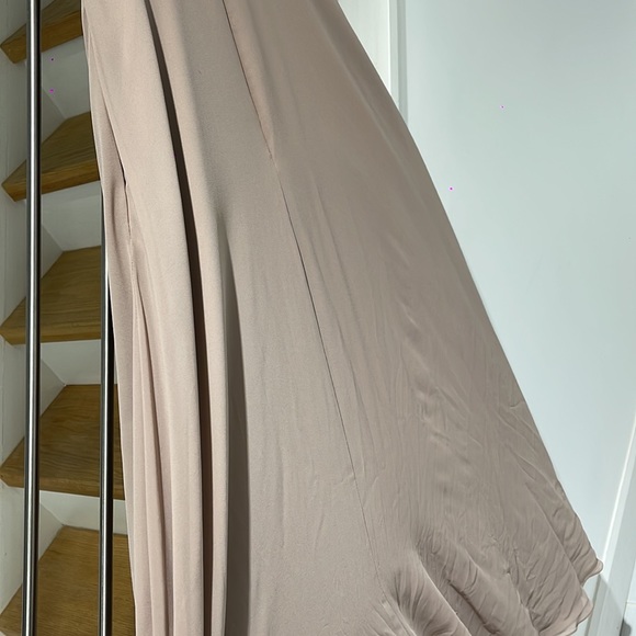 Azazie Taupe Bridesmaid Dress - Picture 9 of 12